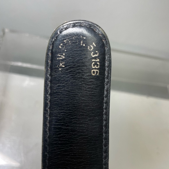 Vitage GUCCI leather belt reversible GG buckle made in italy - Picture 4 of 15